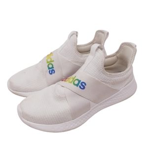 Adidas Puremotion Adapt Slip-On Sneakers in White / Rainbow Woman's size 8